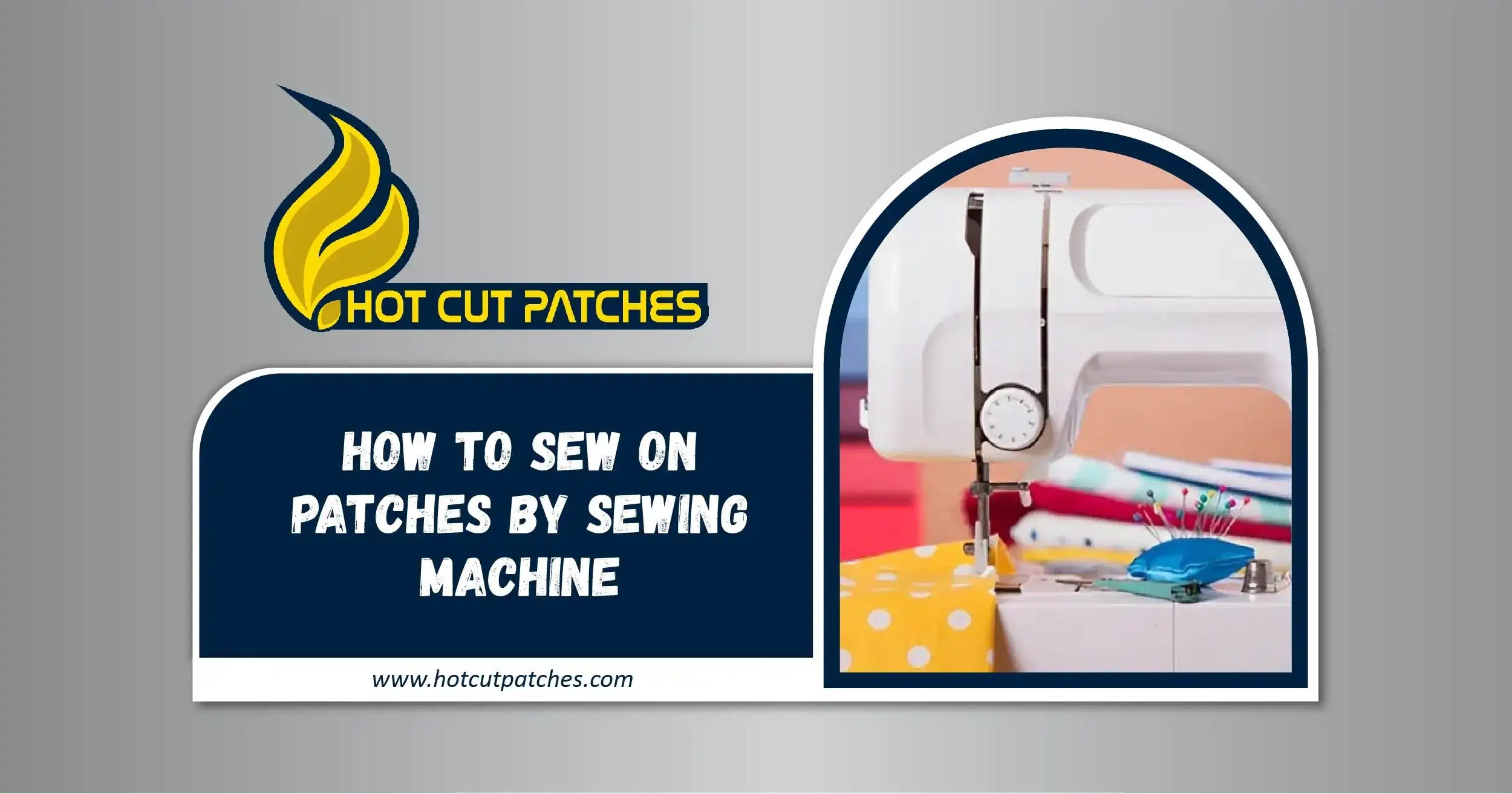 Sew on Patches by Sewing Machine