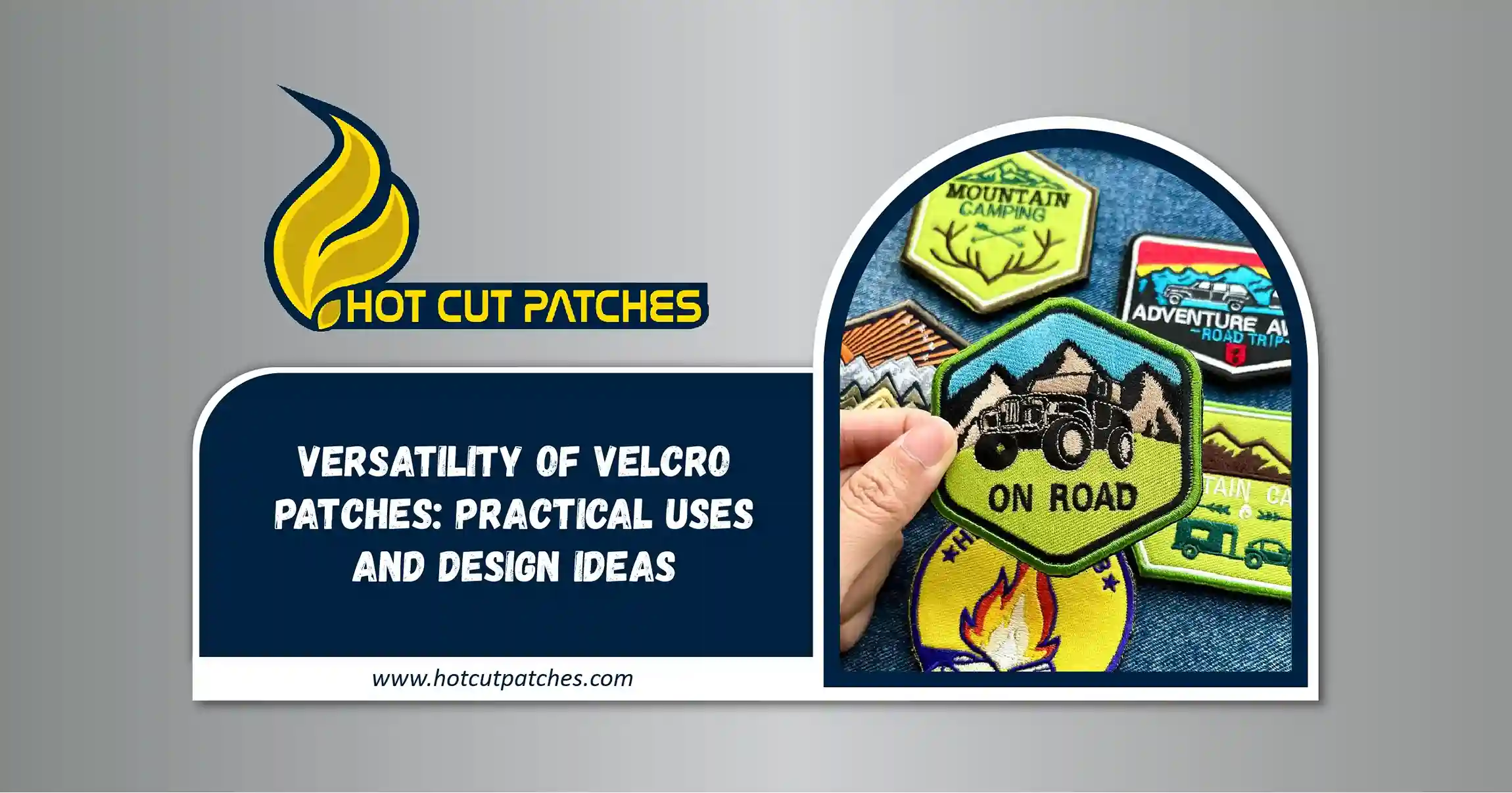 versatility of velcro patches